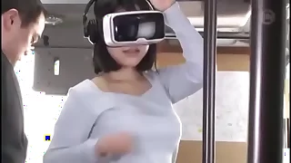 Linda asiática es cogida en el school boscage lentes de rv 3 (har-064)